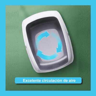 Arenero para gato