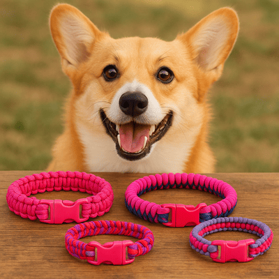 Collares Paracord para perro