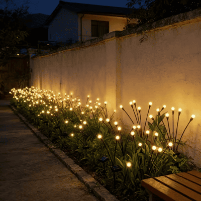 Lámpara Solar de Jardín tipo Luciérnaga