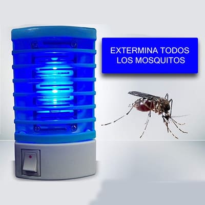 Lámpara mata mosquitos